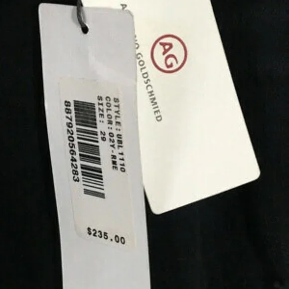 Adriano Goldschmed Black Stretch Cigarette Jeans
